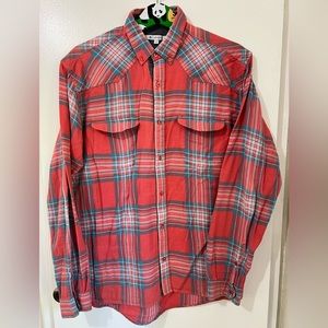 CHAMBERS LONG SLEEVE BUTTON UP PINK SIZE LARGE